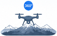 Gotowa panorama 360° z drona